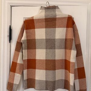 Mock turtle neck sweater